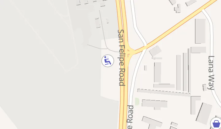 Map showing Hollister Airport Bark Park